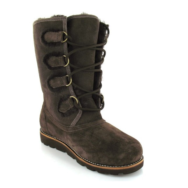 Bottines lacets fourrées femme UGG Rommy